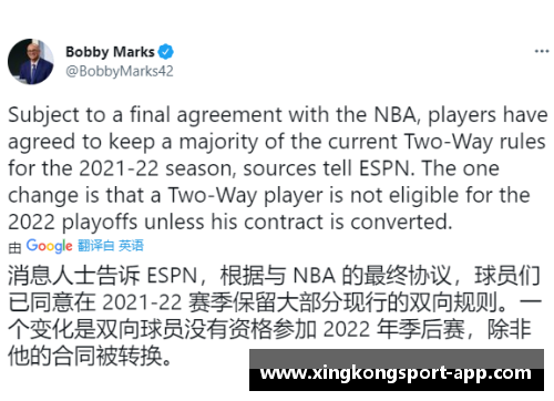 球员双向合同：一种探索NBA合同革新的前沿模式